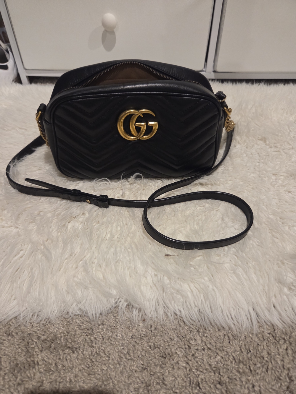 Gucci Marmont  Matelasse Small Shoulder Bag